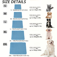 Extra Large Summer Pet Cooling Mat & Ice Blanket