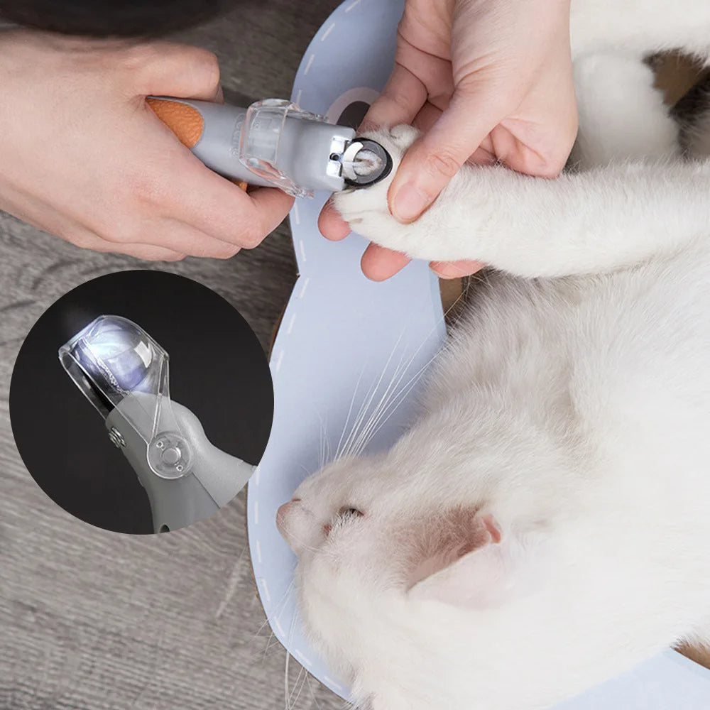 Pet Nail Clipper & Scissors with professional LED Light
