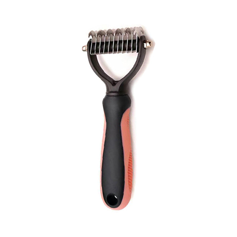 Professional Pet Deshedding Brush & Undercoat Rake