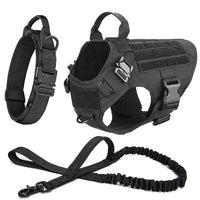 Heavy-Duty Tactical Pet Harness & Leash Set