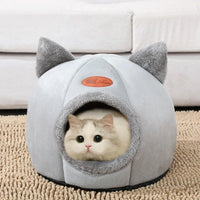 Anti-Anxiety Winter Igloo Cave Bed for Pets