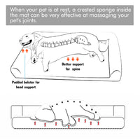 Orthopedic Pet Mattress & Dog Bed with Washable Cover