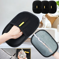 Gentle Deshedding & Massage Gloves for Cats & Dogs