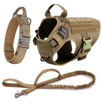 Heavy-Duty Tactical Pet Harness & Leash Set