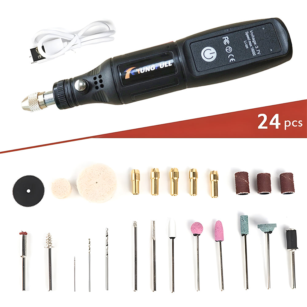 Mini USB Cordless Rotary Tool & Engraving Kit