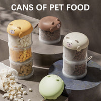 Airtight Stackable Dog Treat Jar – Portable Food Container