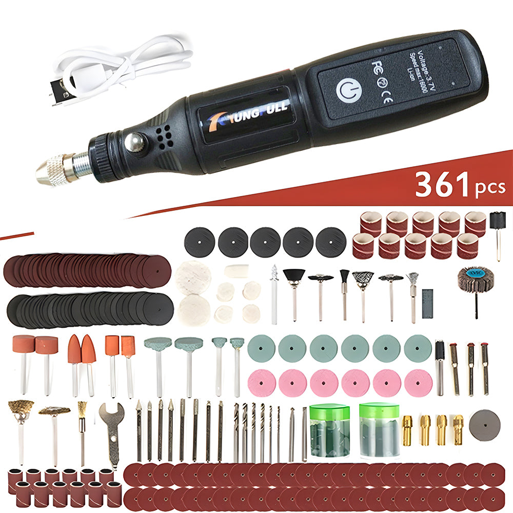 Mini USB Cordless Rotary Tool & Engraving Kit