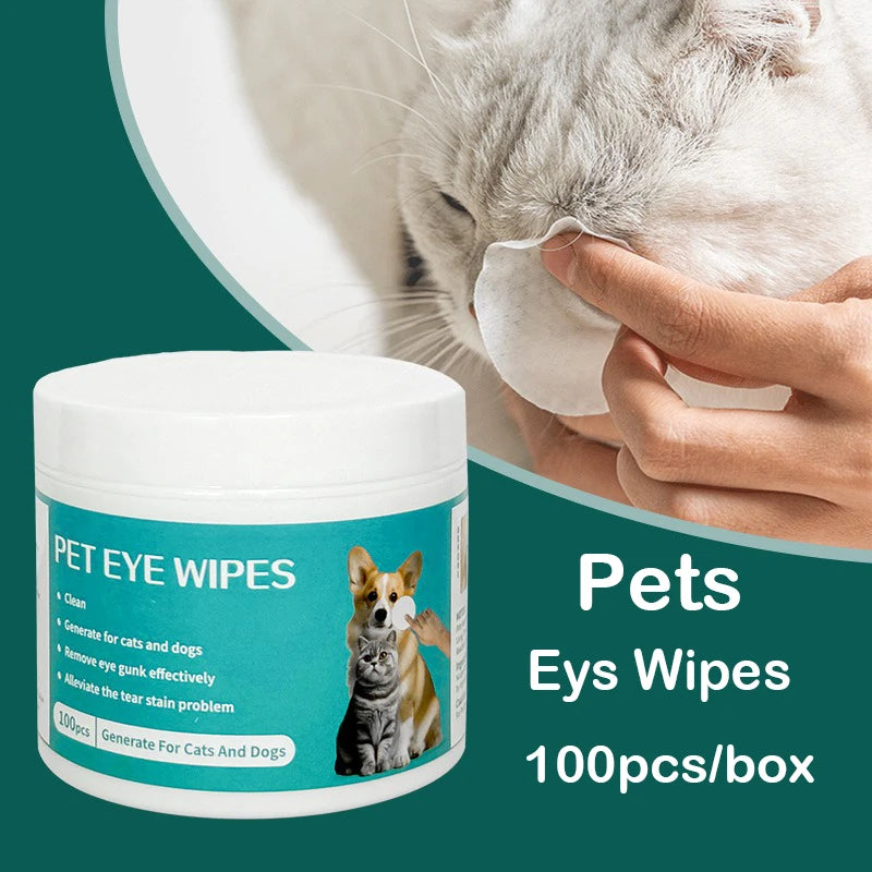 Gentle Pet Eye Wipes – Tear Stain & Dirt Remover