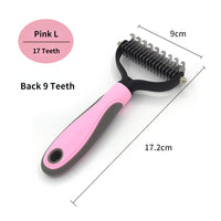 Professional Pet Deshedding Brush & Undercoat Rake