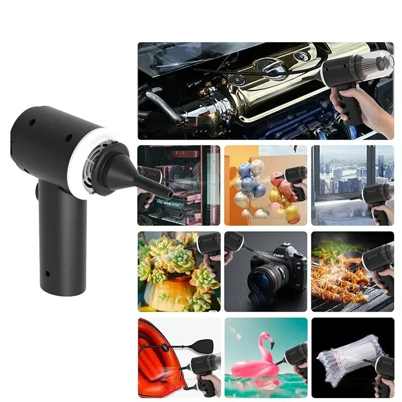 Wireless Car Vacuum – Portable Wet & Dry Cleaner