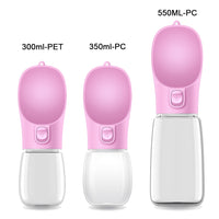 Portable Pet Water Bottle – Leak-Proof Travel Bowl (550ml)