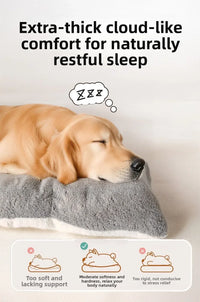 Anti-Anxiety Plush Calming Dog Bed - Ultra Soft Donut Cuddler
