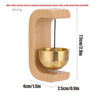 Wooden Wind Chime Wireless Doorbell – Entrance Decor