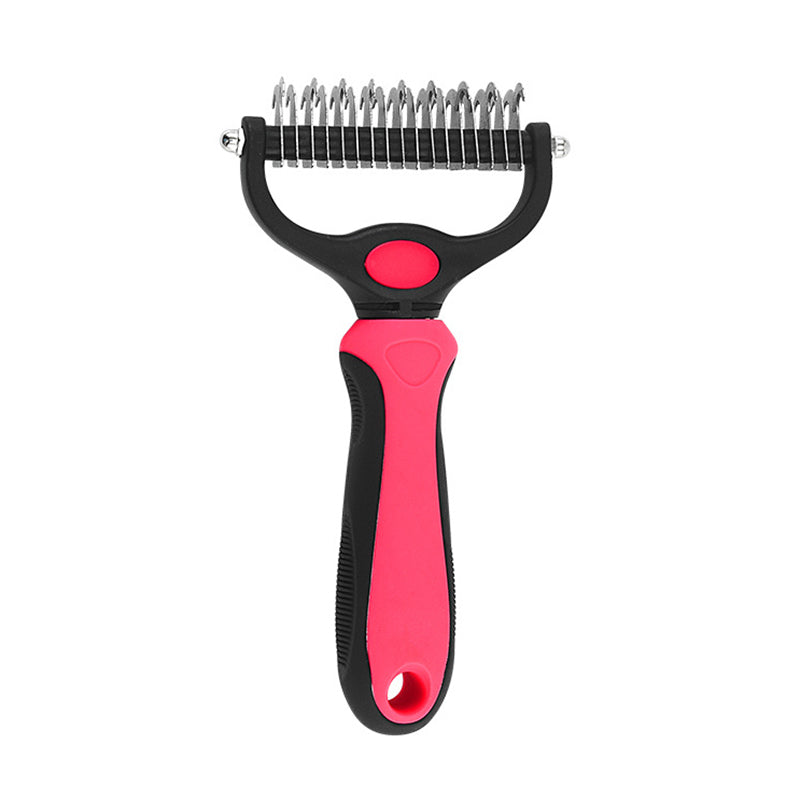Professional Pet Deshedding Brush & Undercoat Rake