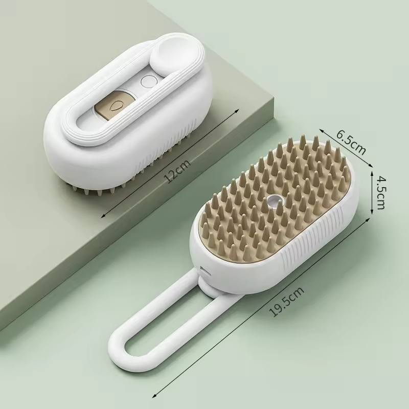 Pet Steam Spray Brush & Deshedder