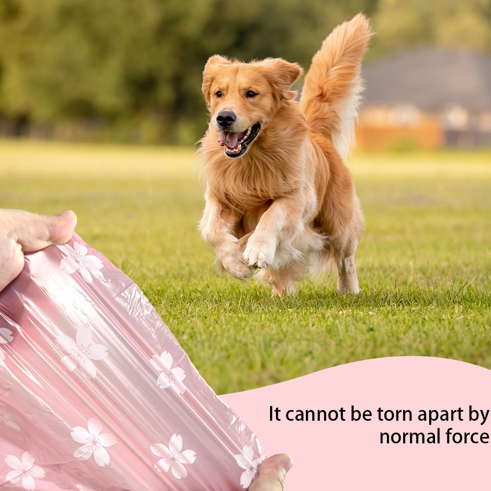 Eco-Friendly Photodegradable Dog Poop Bags with Dispenser