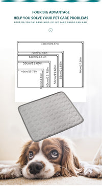 Extra Large Summer Pet Cooling Mat & Ice Blanket