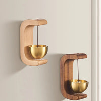 Wooden Wind Chime Wireless Doorbell – Entrance Decor