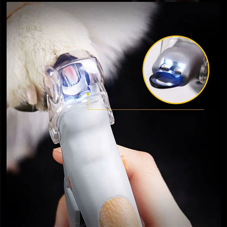 Pet Nail Clipper & Scissors with professional LED Light