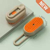 Pet Steam Spray Brush & Deshedder