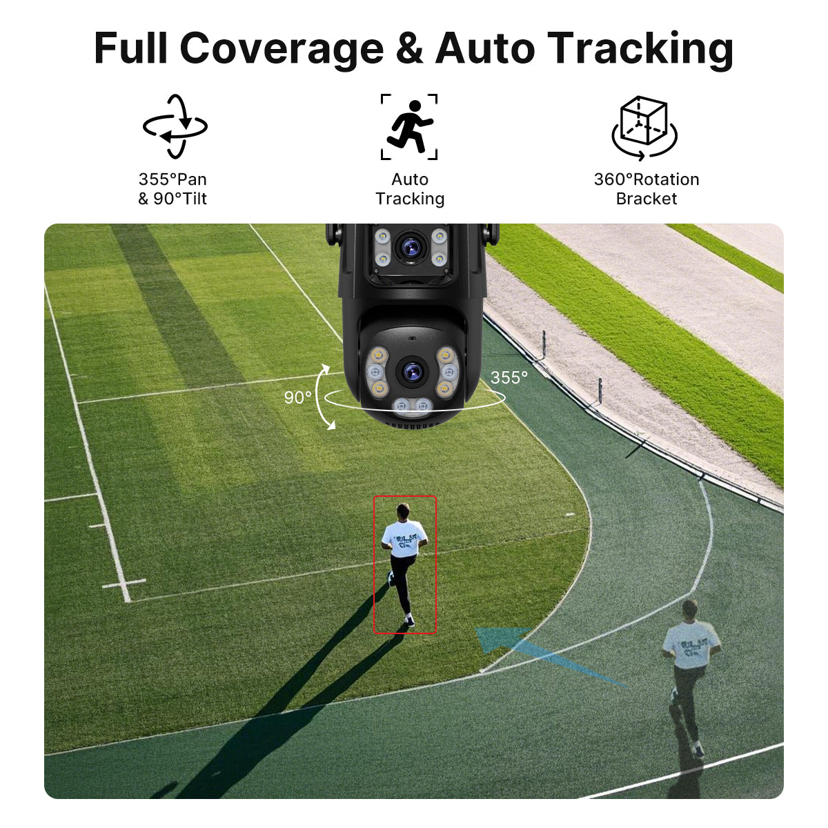 4K 8MP Outdoor Dual-Lens Security Camera