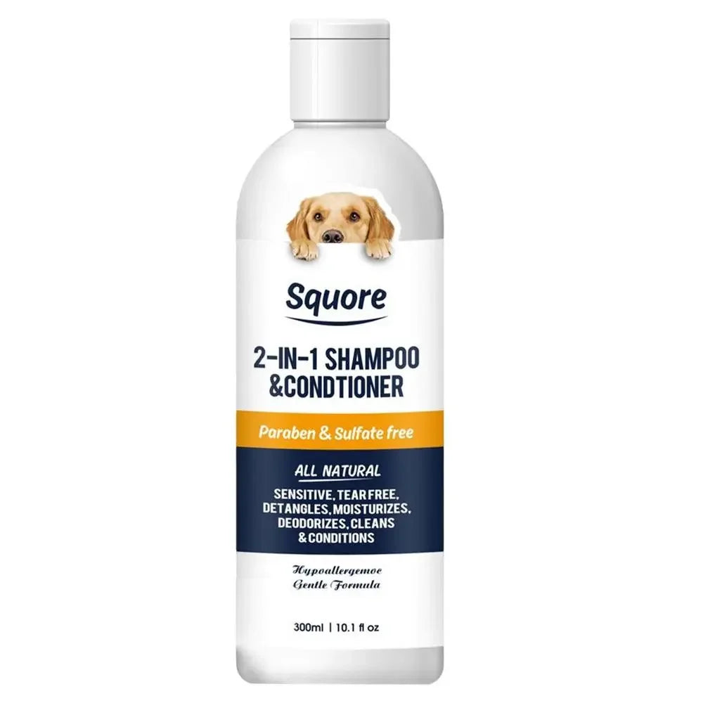 2-in-1 Natural Pet Shampoo & Conditioner for Sensitive Skin