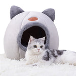 Anti-Anxiety Winter Igloo Cave Bed for Pets