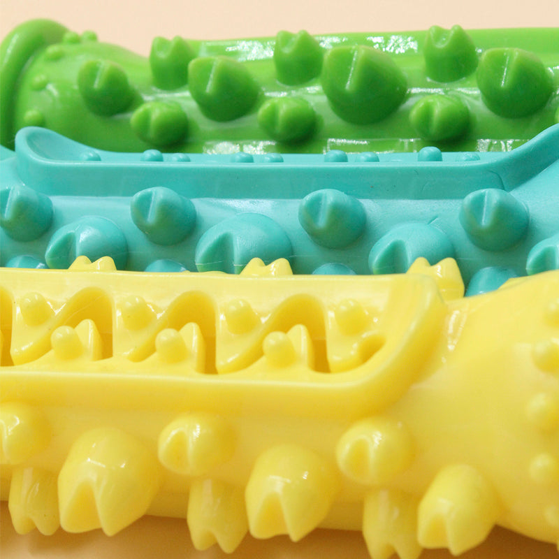 Dental Care Rubber Toothbrush Chew Toy for Puppies