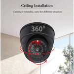 Fake CCTV Security Camera – Red Flashing LED Light