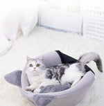 Anti-Anxiety Winter Igloo Cave Bed for Pets