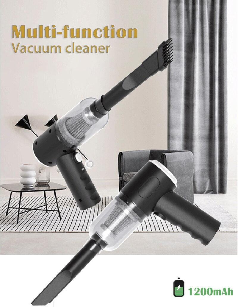Wireless Car Vacuum – Portable Wet & Dry Cleaner