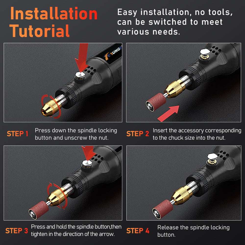 Mini USB Cordless Rotary Tool & Engraving Kit