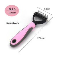 Professional Pet Deshedding Brush & Undercoat Rake