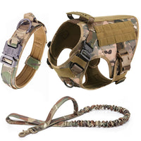 Heavy-Duty Tactical Pet Harness & Leash Set