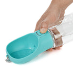 Portable Pet Water Bottle – Leak-Proof Travel Bowl (550ml)