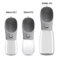 Portable Pet Water Bottle – Leak-Proof Travel Bowl (550ml)