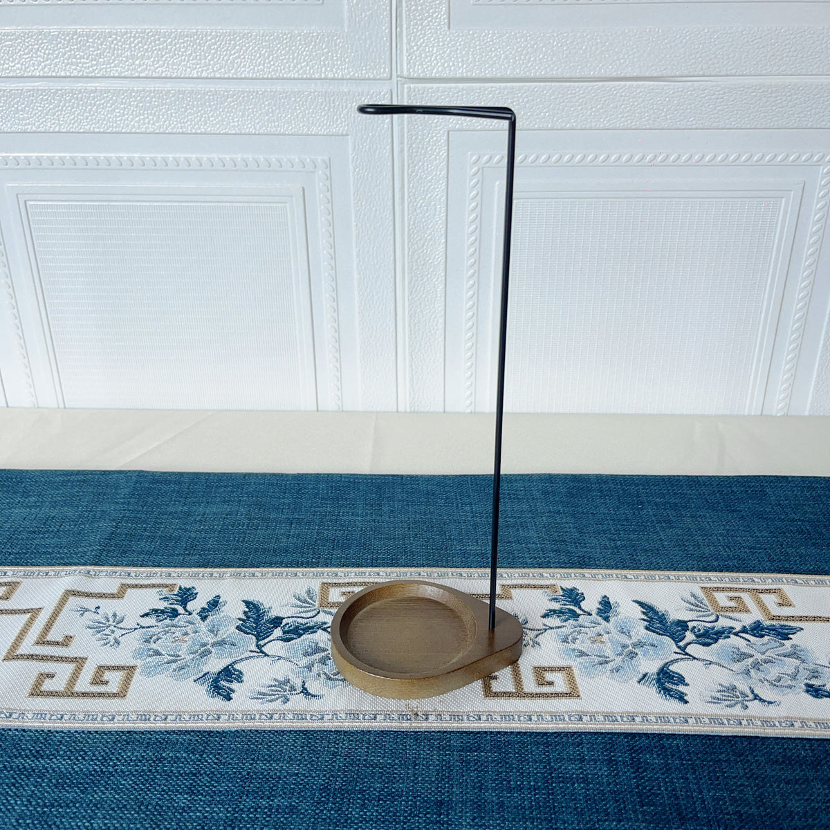 Wooden Upside-Down Incense Burner & Ash Tray