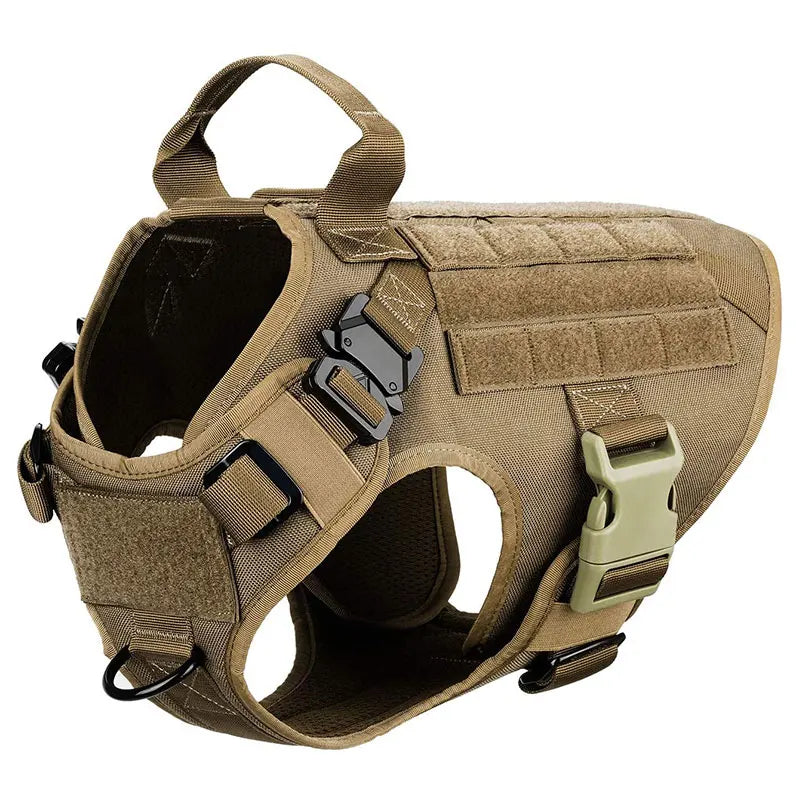 Heavy-Duty Tactical Pet Harness & Leash Set