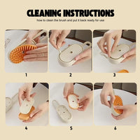 Pet Steam Spray Brush & Deshedder