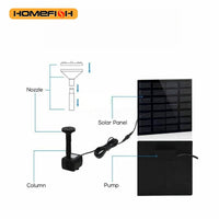 Mini Solar Fountain Pump Kit (1.2W) – Eco-Friendly Water Feature