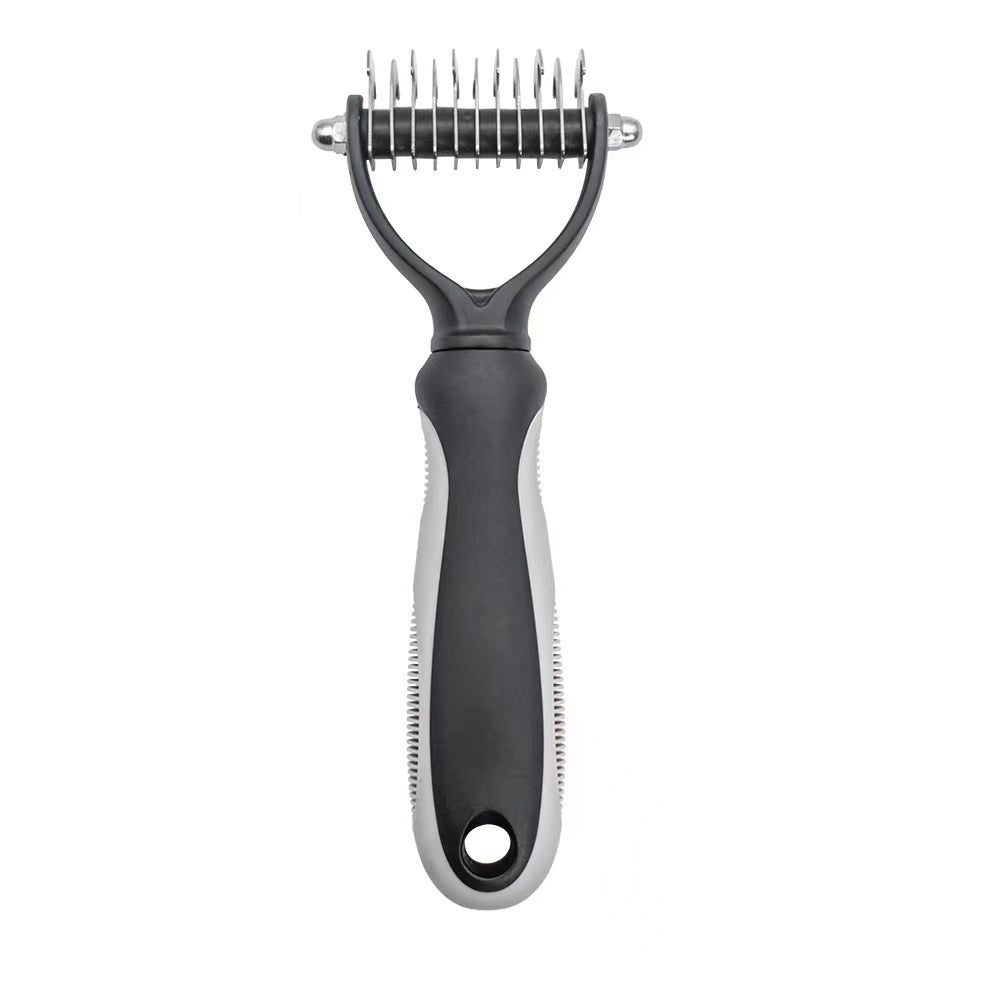 Professional Pet Deshedding Brush & Undercoat Rake