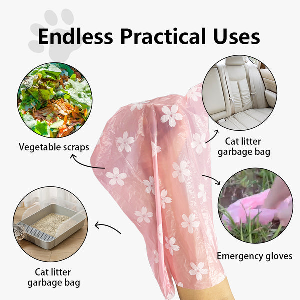 Eco-Friendly Photodegradable Dog Poop Bags with Dispenser