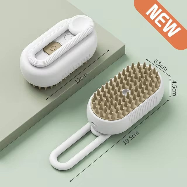 Pet Steam Spray Brush & Deshedder