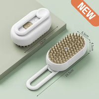 Pet Steam Spray Brush & Deshedder