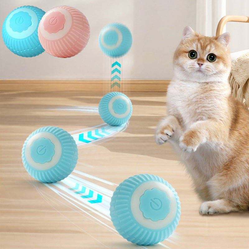 Interactive Magic Roller Ball Toy - Automatic Bouncing Dog Toy