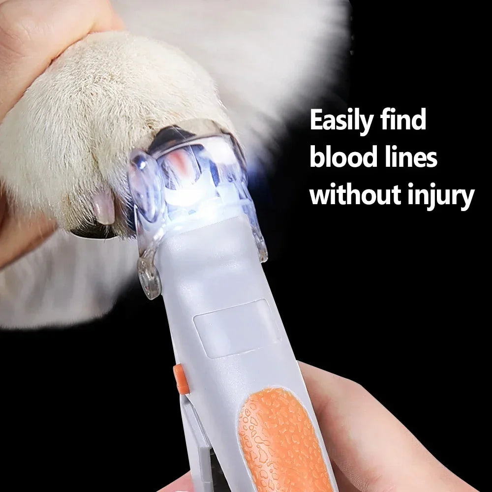 Pet Nail Clipper & Scissors with professional LED Light
