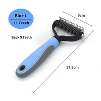 Professional Pet Deshedding Brush & Undercoat Rake