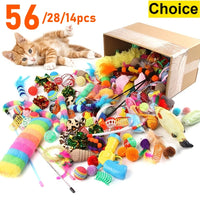 Multi-Piece Cat Toys Mixed Variety Pack
