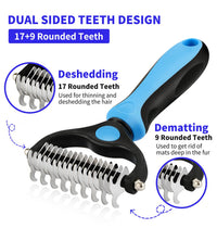 Professional Pet Deshedding Brush & Undercoat Rake