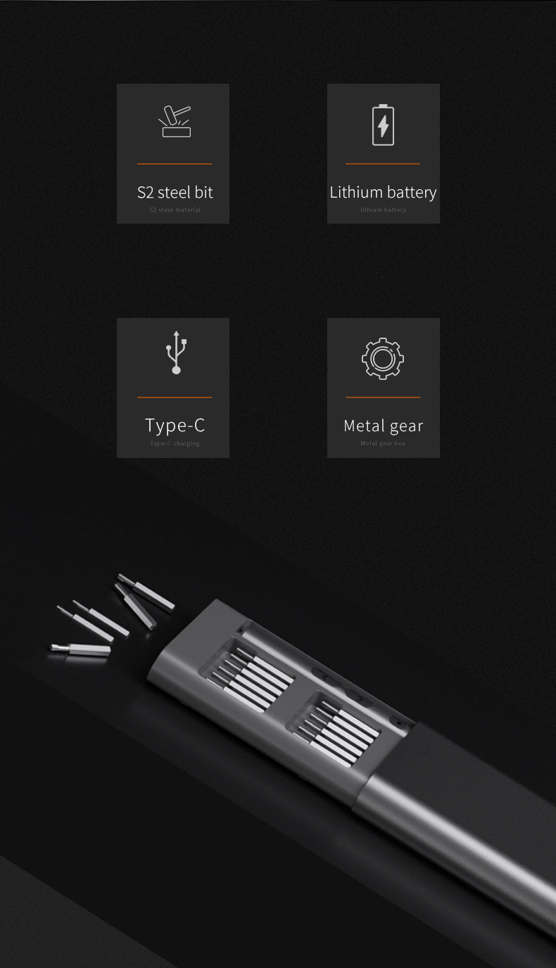 Rechargeable Electric Screwdriver Set for Phone & Watch Repair